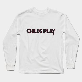 Child's Play Movie Logo Long Sleeve T-Shirt